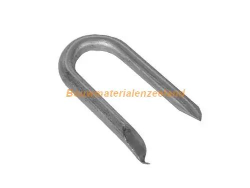 Draadkram 2.4x25 gegalvaniseerd DIN1159 staal ds 1 kg