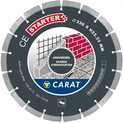 Carat Diamantzaag universeel diam. 230x22,23mm, CE Starter