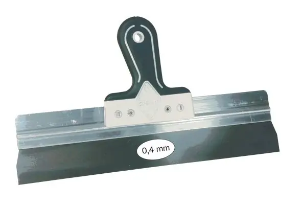 Spackmes SUPER PROF aluminium L = 480mm RVS met SUPERSOFT-handgreep