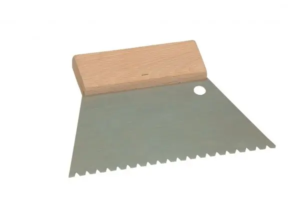 Lijmkam SUPER PROF L = 180mm middel getand houten greep