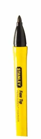 Markeerstift fijne tip zwart op kaart