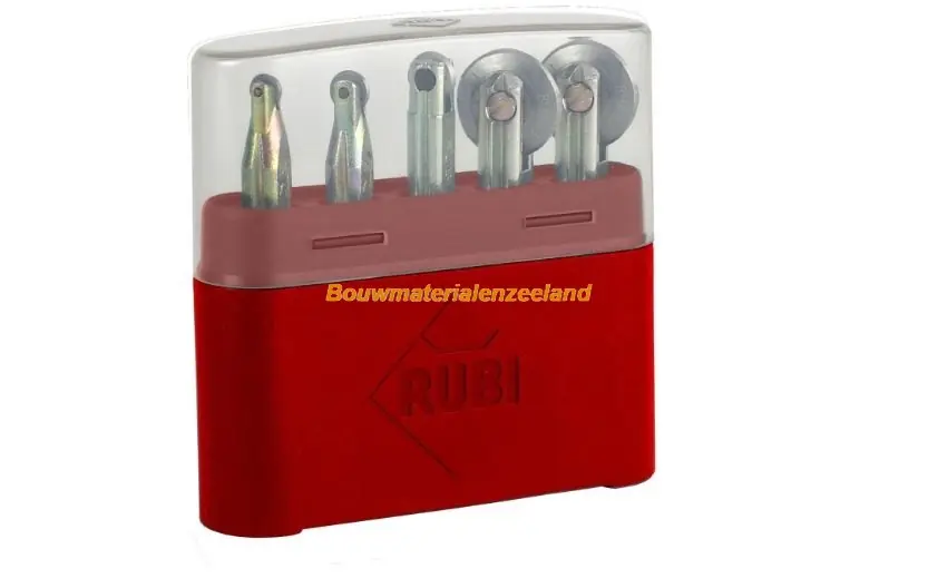 Rubi Snijwieltjesset voor TS, TR enTF 6, 8, 10, 18 en 22 mm