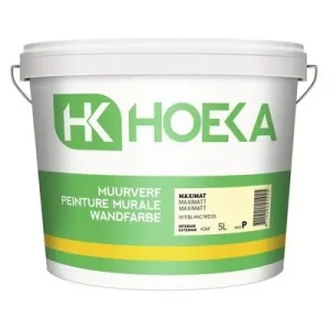 Hoeka Maximat binnen/buiten RAL 9010 emmer 5 ltr