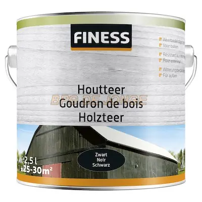 Finess Houtteer zwart bublik 750 ml