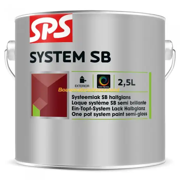 SPS System SB wit bu blik 2,5 ltr