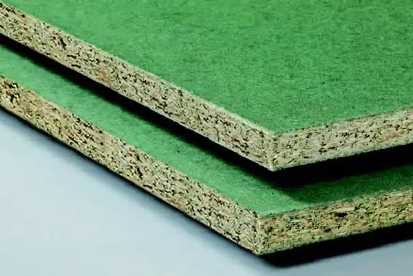 Spaanplaat vochtw. 244x60x18 4TG (groen)