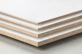 Okoume 122x250x25mm wit 10 jr garant