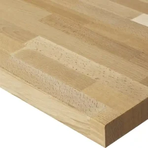 Beuken werkblad massief gesch. 38mm 420x62cm