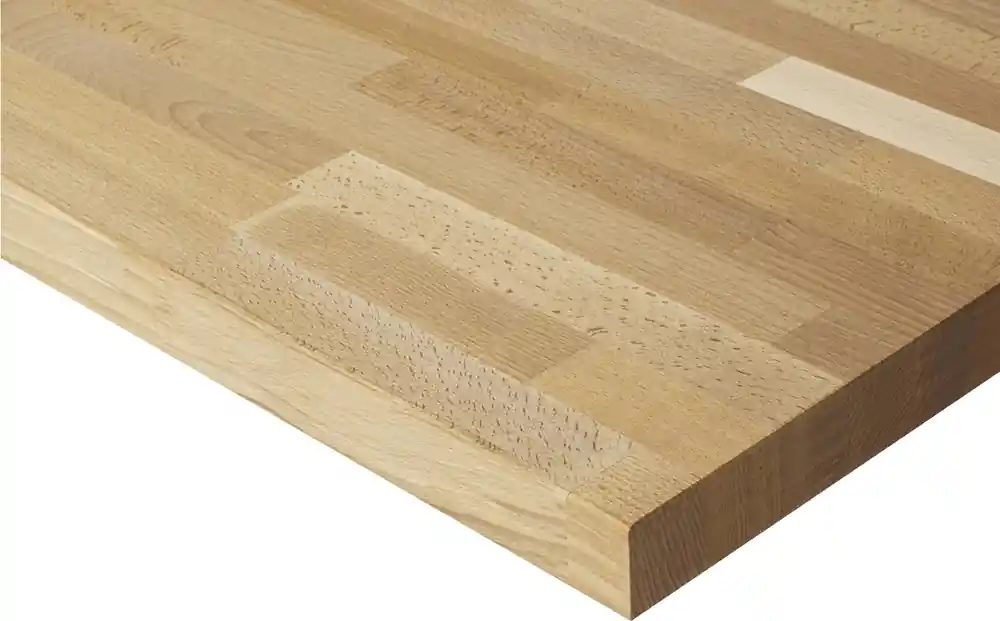 Beuken werkblad massief gesch. 38mm 420x90cm
