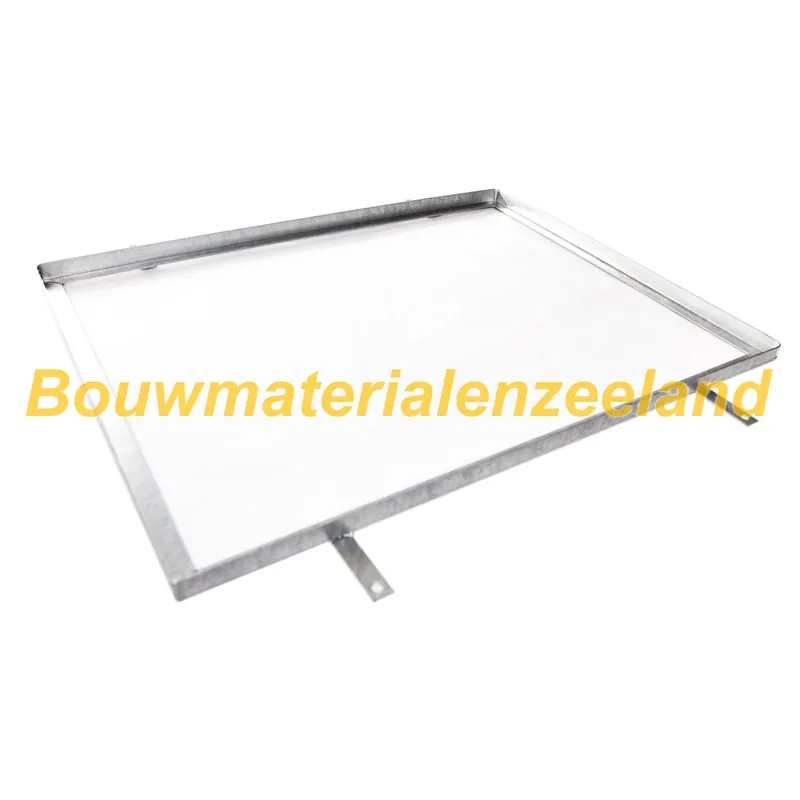 Matomranding, verzinkt hoekstaal met ankers (25x25x2) 810x510 mm