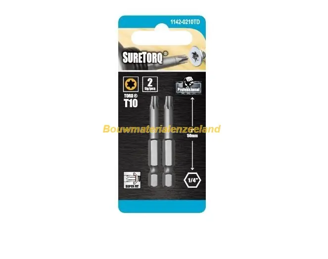 Schroefbit TORX Power Bit TX25 lengte=152mm, 1 op kaart ( ST1146-0125TD )