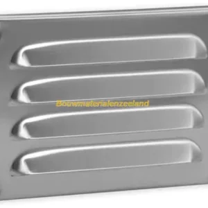 Schoepenrooster 130x90mm RVS