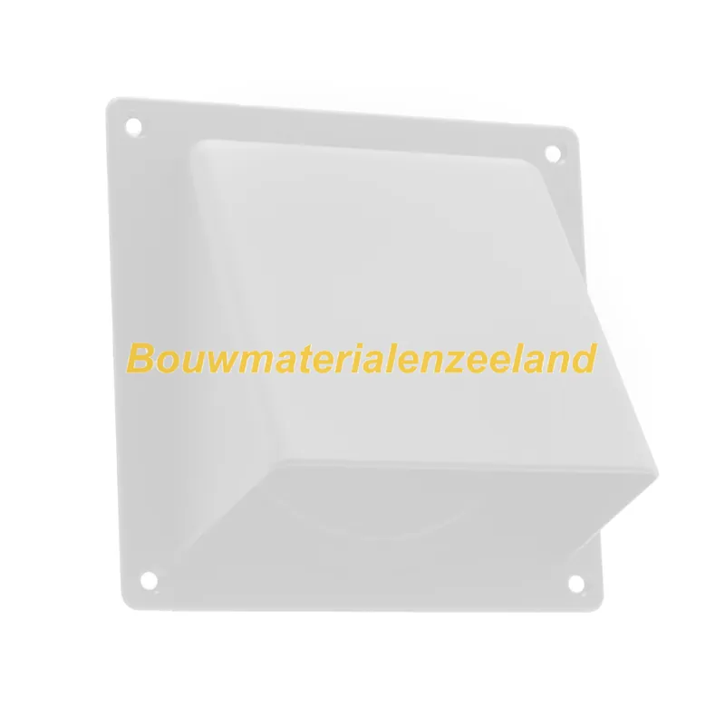 Universele gevelklep diam. 100/125/110x54mm wit