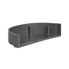 Mastgoot eindstuk grijs 100mm 54176/00