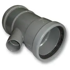 T-stuk dw 1xlm 2xmm 125x75mm 45gr 53381/00