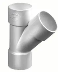 T-stuk dw wit komo 3xlm 40x40mm 45gr 56361/14