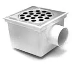 Abs vloerput zu50 rvs 619 bezand 15x15