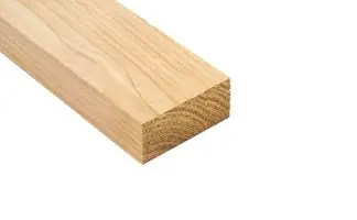 Douglas fijnbezaagde gording 5x10x400cm. onbehandeld