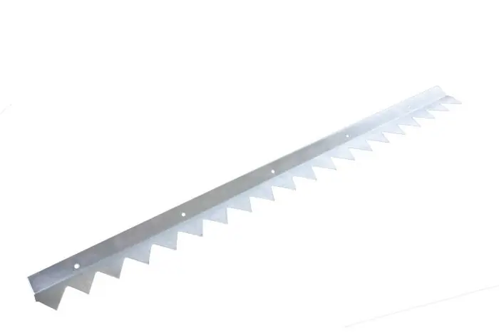 Anti klimstrip 1000 mm 65x30x3 mm verzinkt