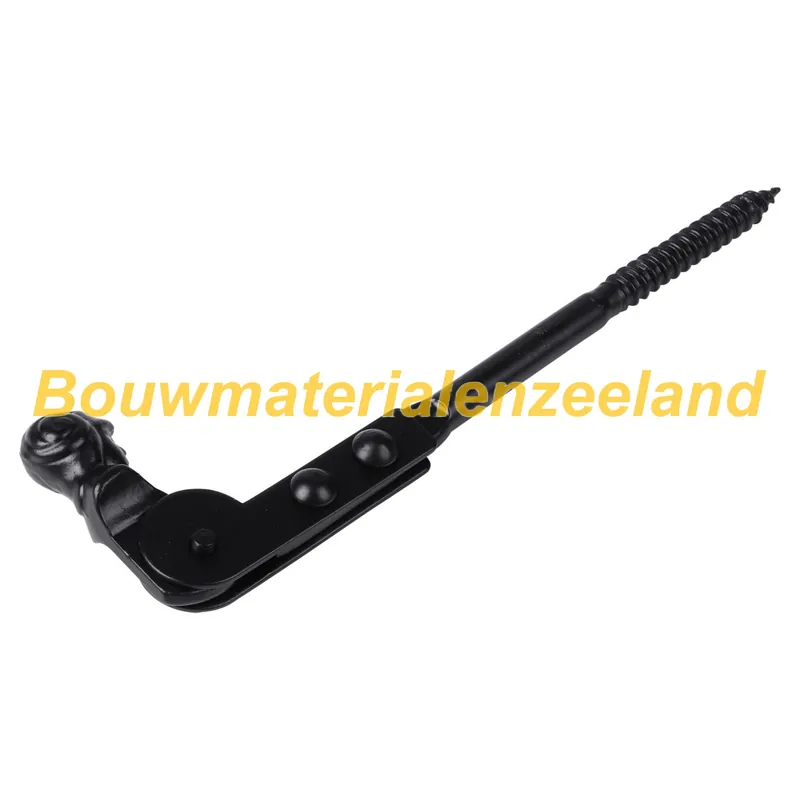 Starx luikvastzetter 165 mm zwart