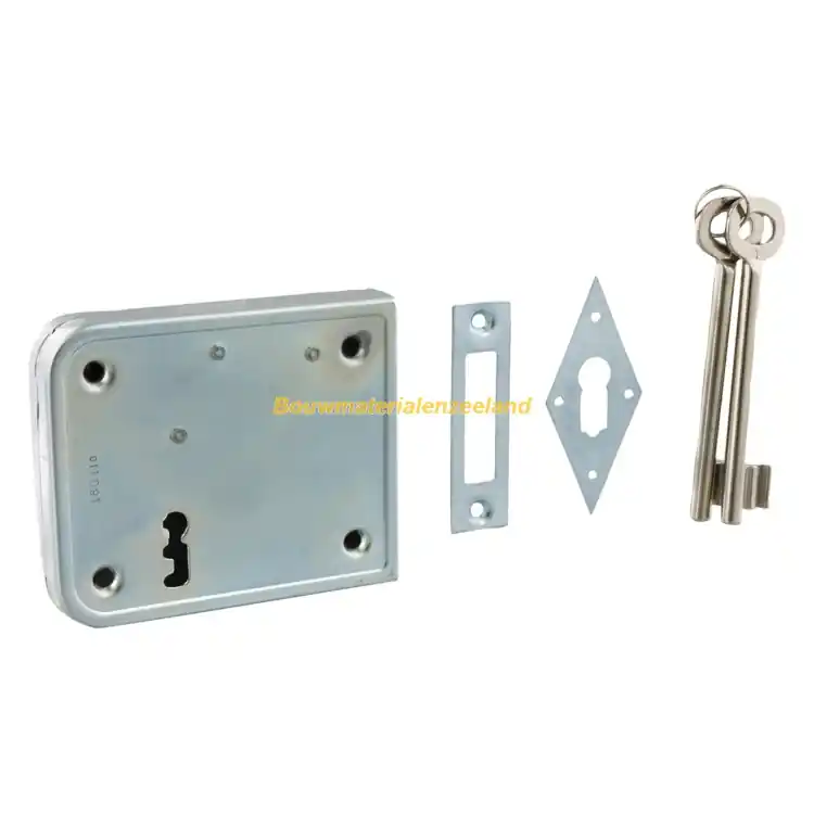 Kelderbandslot verzinkt 83 x 100 x 18 mm rechts/links
