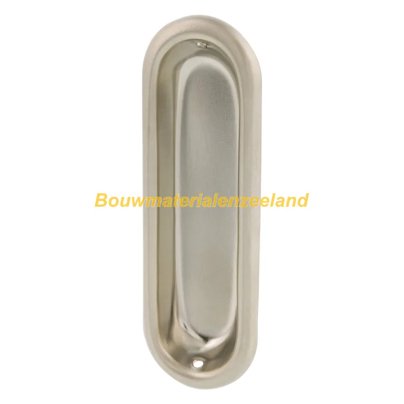 IM schuifdeurkom ovaal chroom 75x25mm