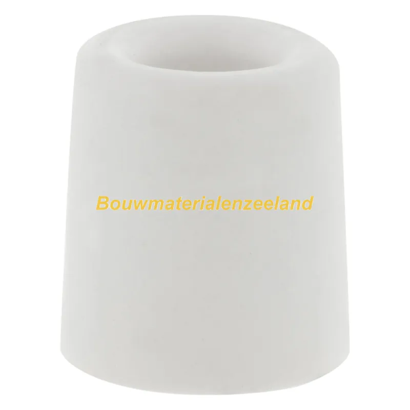 Deurbuffer rubber wit 75 mm.