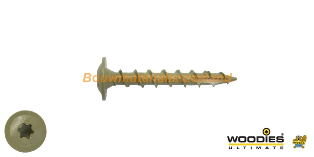 Woodies Ultimate Shield Outdoor paalhouderschroef 8,0x40 T40