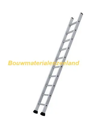 Magazijnladder met traptreden 1x11