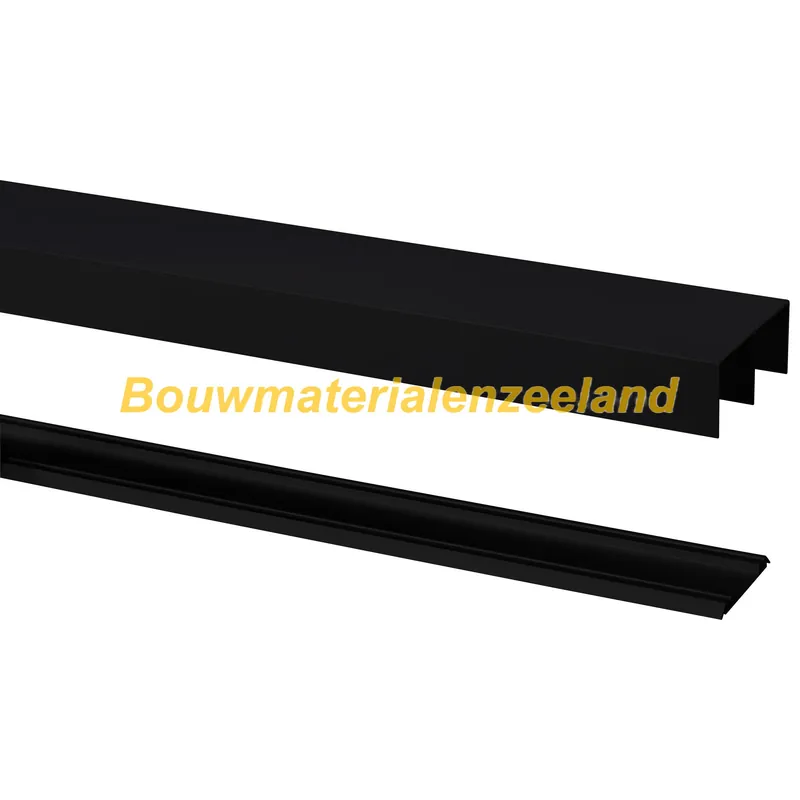 Storemax schuifdeur rail zwart L= 3600 mm type R-40