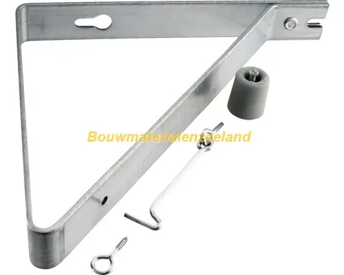 Deurvanger haaks + bevestigings materiaal FV