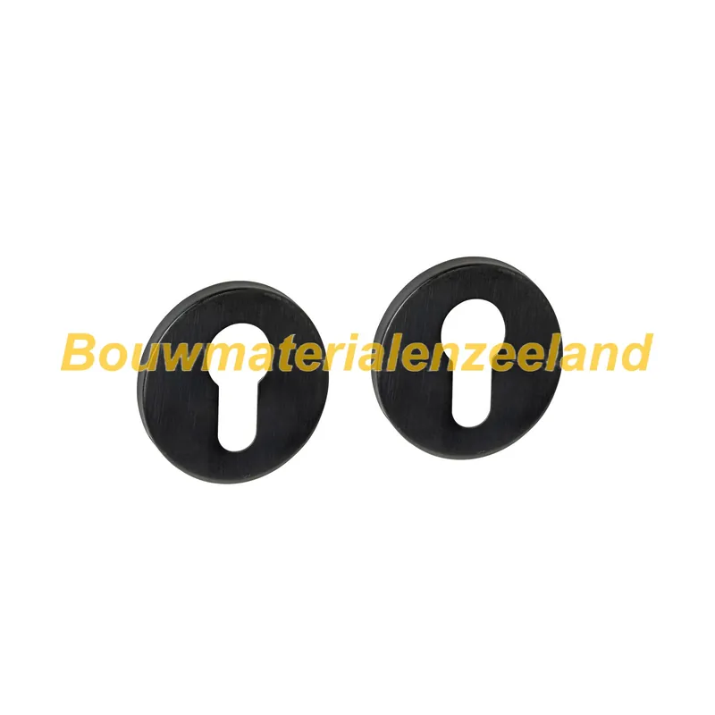 Cilinderrozetten verdekt ?52x6mm PVD zwart