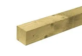 Gewolmaniseerde paal geschaafd 6.8×6.8cm