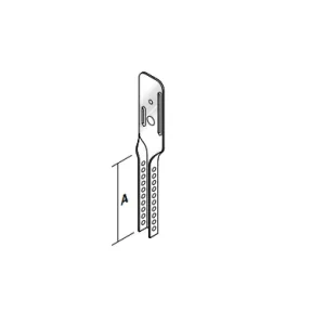 Metal stud nonius bovenhanger 100mm per doos