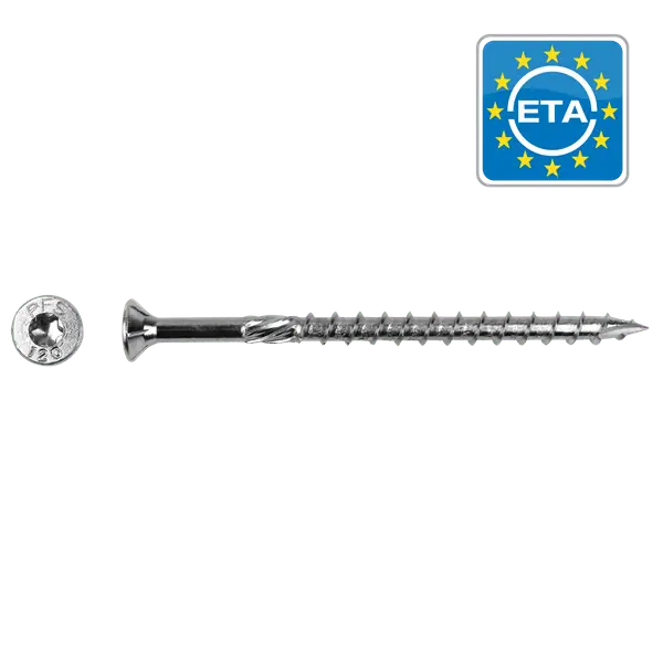 Houtconstructieschroef VZK 6,00×100 Zn (T30)
