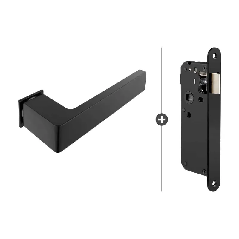Sluitwerkpakket Slimseries Dayton loopslot Zwart