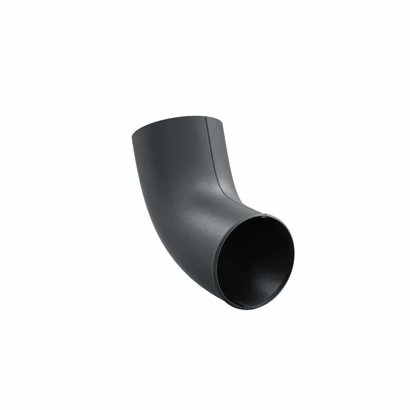 BILKA MAT Regenpijp uitloop | 90mm | RAL 7024 Grafietgrijs | Tweezijdig mat gecoat