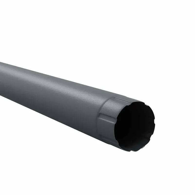 BILKA MAT Regenpijp | 100mm | 3 m | RAL 7024 Grafietgrijs | Tweezijdig mat gecoat