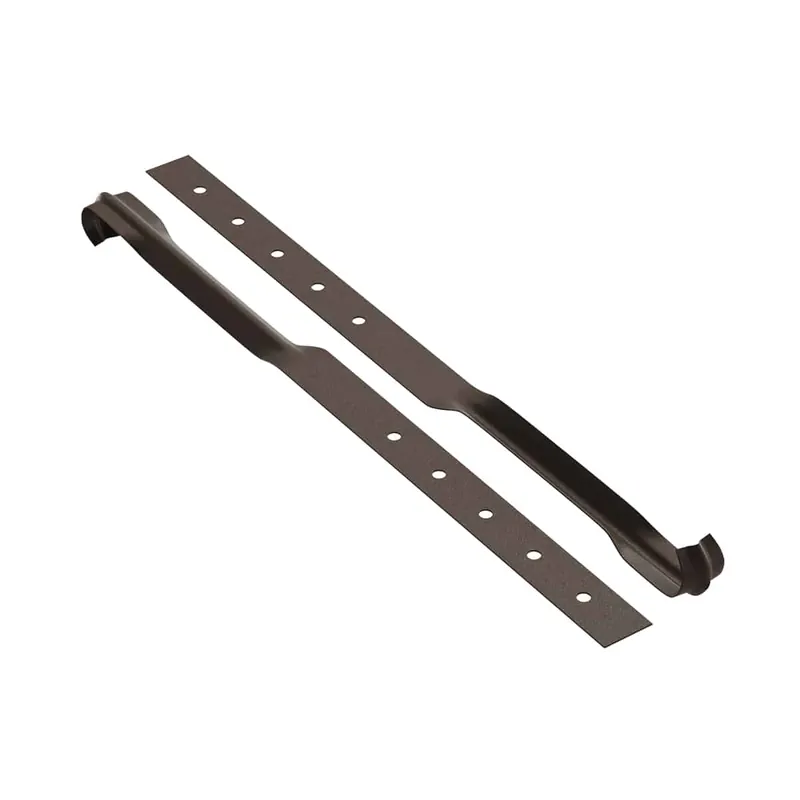BILKA MAT Gootflens | 125mm | RAL 8019 Grijsbruin | Tweezijdig mat gecoat