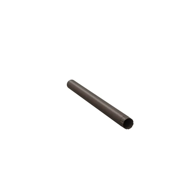 BILKA MAT Verlengstuk regenpijp | 90mm | 1 m | RAL 8019 Grijsbruin | Tweezijdig mat gecoat