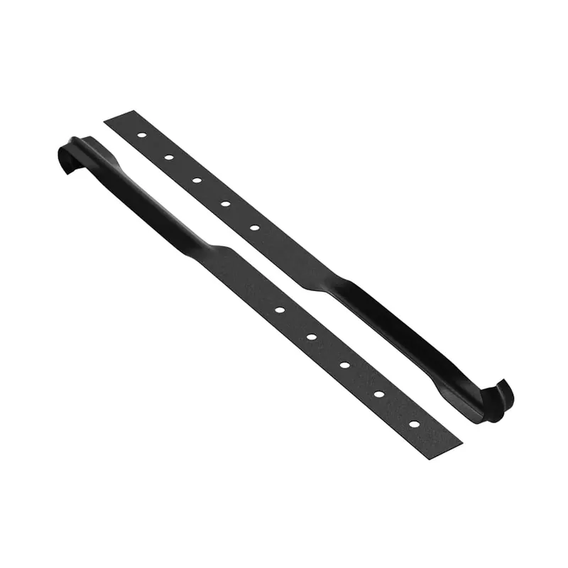 BILKA MAT Gootflens | 150mm | RAL 9005 Matzwart | Tweezijdig mat gecoat