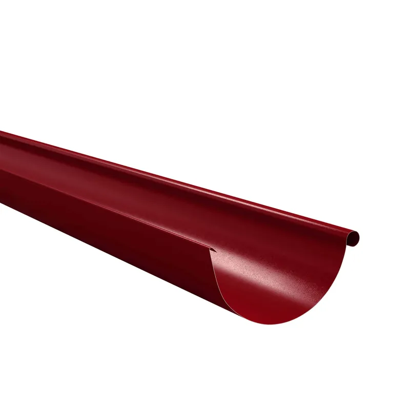 BILKA GLOSSY Dakgoot | 150mm | 2 m | RAL 3011 Bruinrood | Tweezijdig glossy gecoat