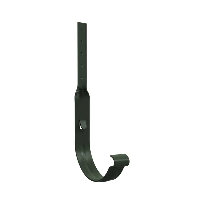BILKA GLOSSY Goothaak gedraaid | 125mm | RAL 6020 Chroomgroen | Tweezijdig glossy gecoat