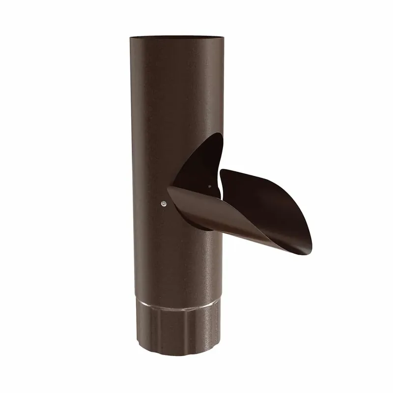 BILKA GLOSSY Aftappunt | 90mm | RAL 7011 Grijs | Tweezijdig glossy gecoat