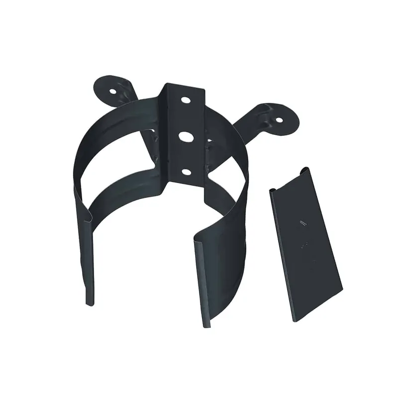 BILKA GLOSSY Bevestiging regenpijp | 100mm | RAL 7016 Antracietgrijs | Tweezijdig glossy gecoat