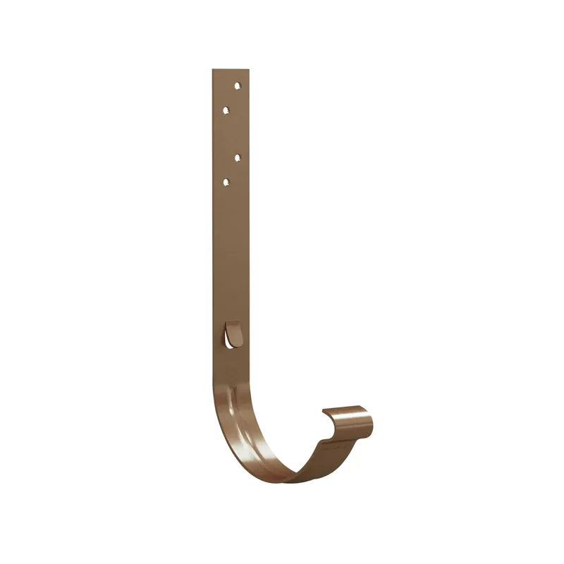BILKA GLOSSY Goothaak 210mm | 125mm | RAL 8003 Kleibruin | Tweezijdig glossy gecoat