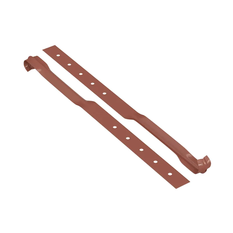 BILKA GLOSSY Gootflens | 125mm | RAL 8004 Koperbruin | Tweezijdig glossy gecoat