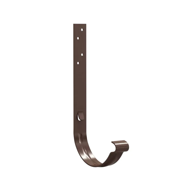 BILKA GLOSSY Goothaak 210mm | 150mm | RAL 8017 Chocoladebruin | Tweezijdig glossy gecoat