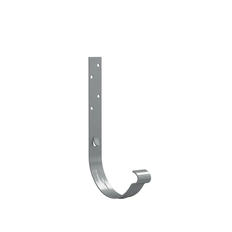 BILKA GLOSSY Goothaak 160mm | 150mm | RAL 9006 Zilverkleur | Tweezijdig glossy gecoat