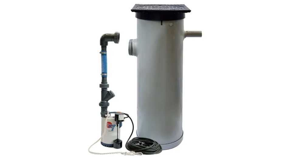 drainageput met pomp